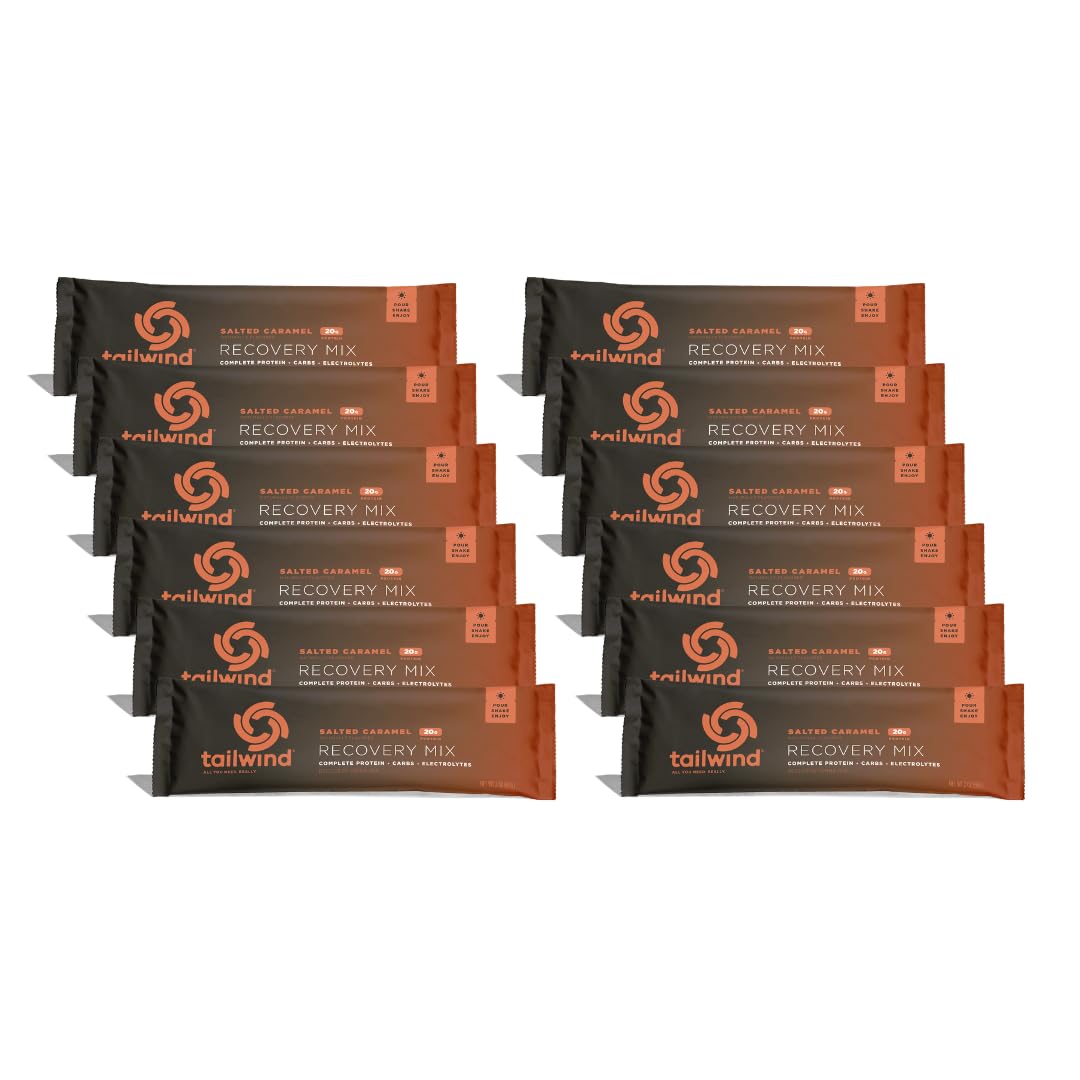 Tailwind Nutrition Recovery Mix, Chocolate, 12 Single-Serving Sachets