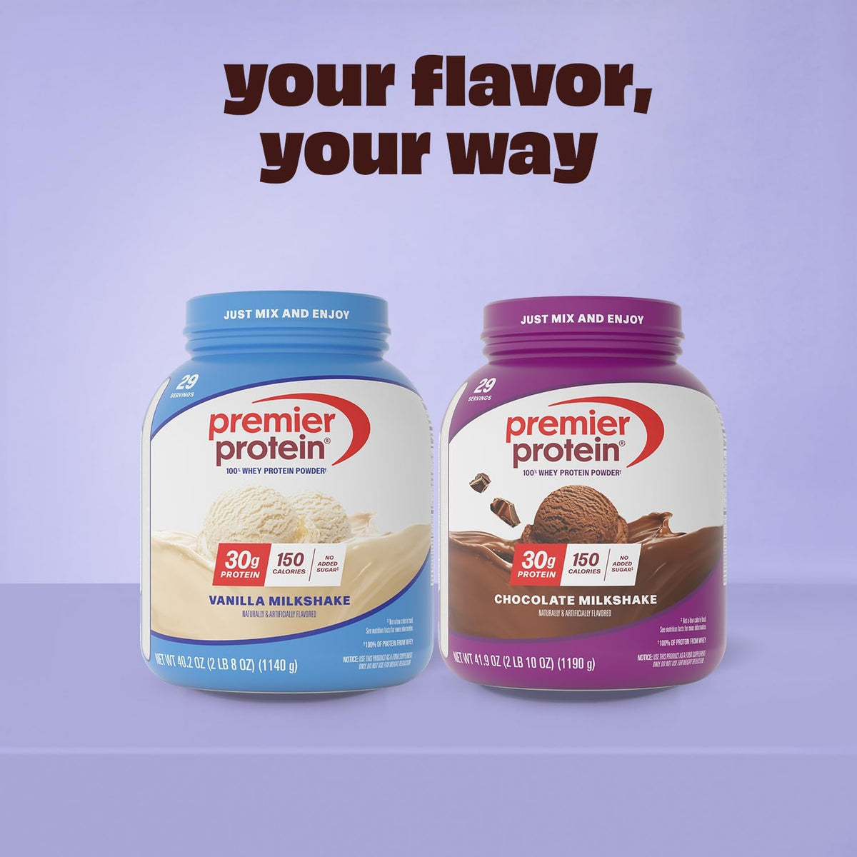 Premier Protein 30g High Protein Powder, 100% Whey, Chocolate, 17 Servings